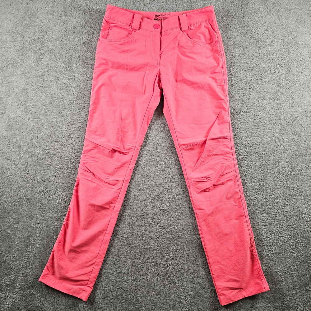 Nike Golf Dri-FIT Sport Pants Womens 6 Pink Straight Leg Athleisure Performance